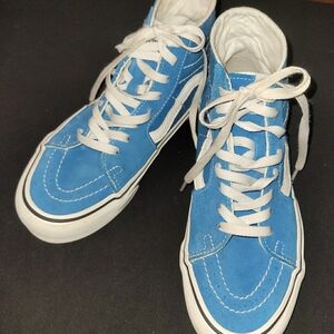 Vans Blue and White Women's Sneakers
